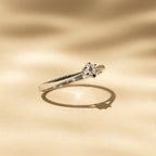 Bague "Solitaire Envoûtant" Diamant 0,11/1 - Or Blanc