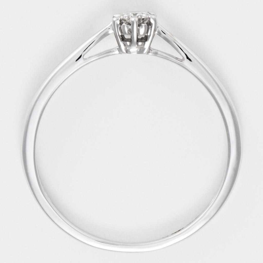 Bague "Solitaire Envoûtant" Diamant 0,11/1 - Or Blanc