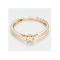Bague "Solitaire Envoûtant" - Diamant 0,11/1 - Or Jaune
