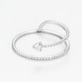 Bague Diamants "San Diego" D 0,15/43 - Or Blanc