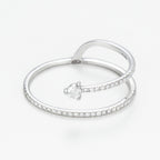 Bague Diamants "San Diego" D 0,15/43 - Or Blanc