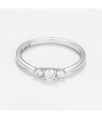 Bague "Douce Lueur" - D0,05/12 - Or Blanc