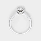 Bague "Brillant Luciana 0,50" Diamants 0,23Ct/1 & 0,27/9