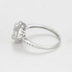 Bague "Pompadour" Diamants 0,74Ct/41 - Or Blanc