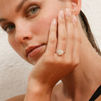 Bague "Pompadour" Diamants 0,74Ct/41 - Or Blanc