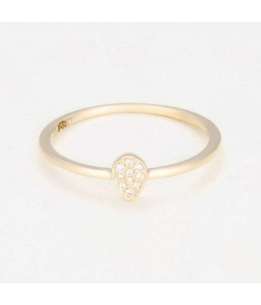Bague "Goutte De Lumière" - D0,07/10 - Or Jaune