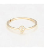 Bague "Goutte De Lumière" - D0,07/10 - Or Jaune