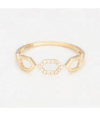 Bague "Sia" - D0,04/14 - Or Jaune