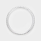 Bague "Belle Alliance Tour Complet" Diamants 0,16Ct/54 - Or Blanc 375/1000