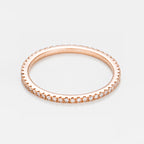 Bague "Belle Alliance Tour Complet" D0,16Ct/54 - Or Rose 375/1000