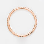 Bague "Belle Alliance Tour Complet" D0,16Ct/54 - Or Rose 375/1000