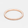 Bague "Belle Alliance Tour Complet" Diamants 0,16Ct/54 - Or Rose