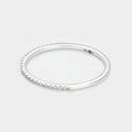 Bague "Belle Alliance" Diamants 0,08Ct/28 - Or Blanc