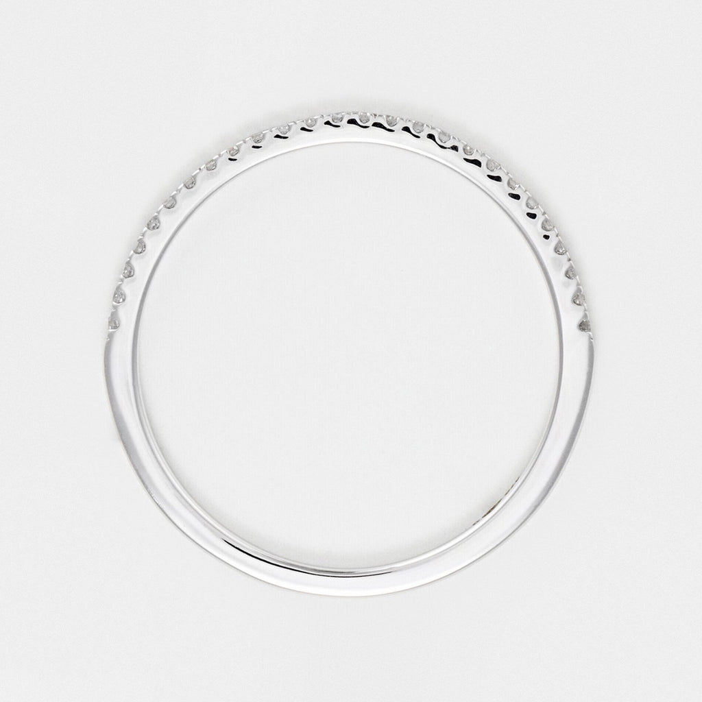 Bague "Belle Alliance" Diamants 0,08Ct/28 - Or Blanc