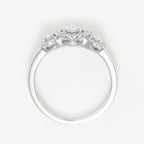 Bague "Diadème" Diamants : 0,71/55