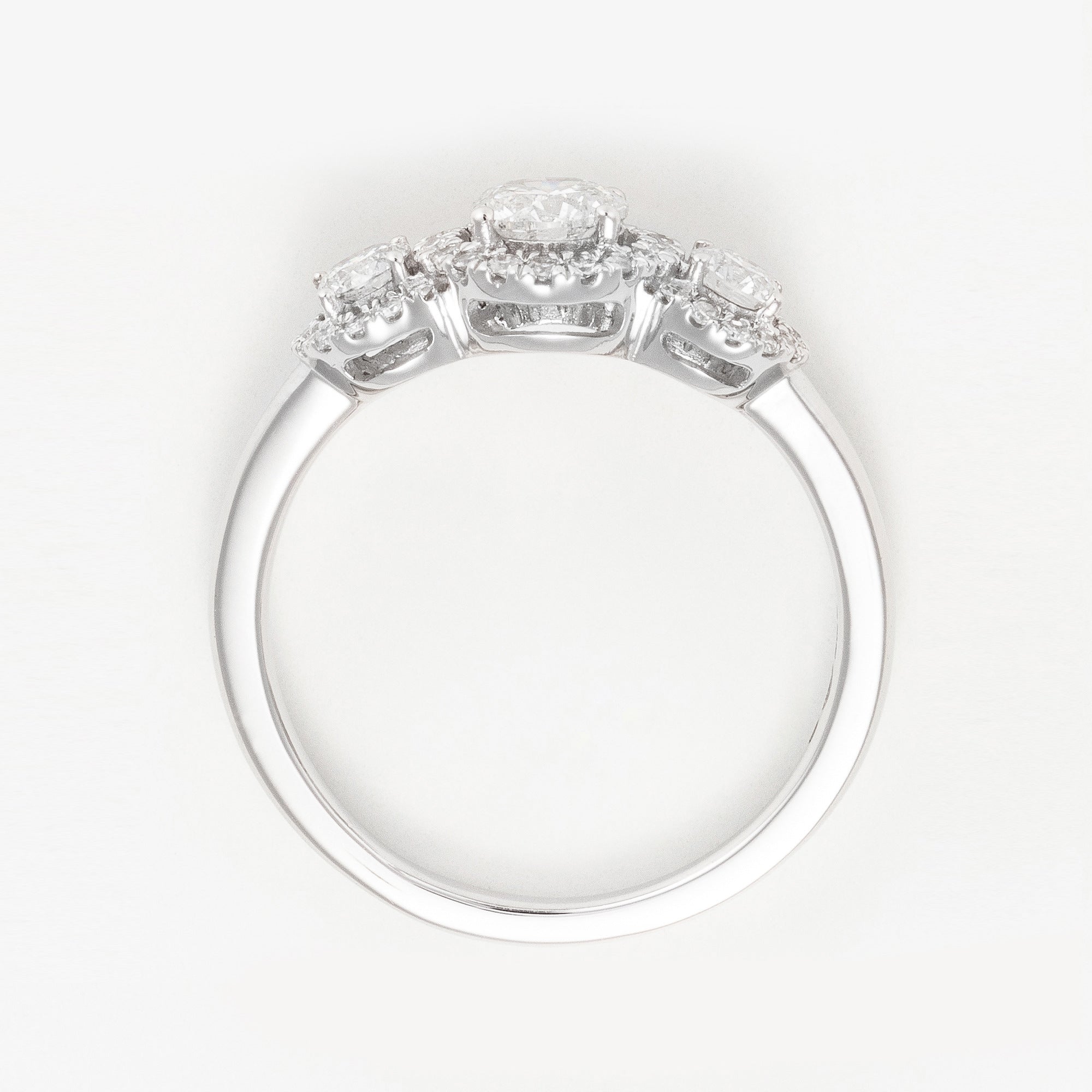 Bague "Diadème" Diamants : 0,71/55