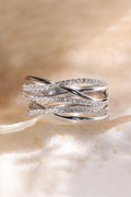Bague "Entrelacs Merveilleux" Diamants 0,64/80