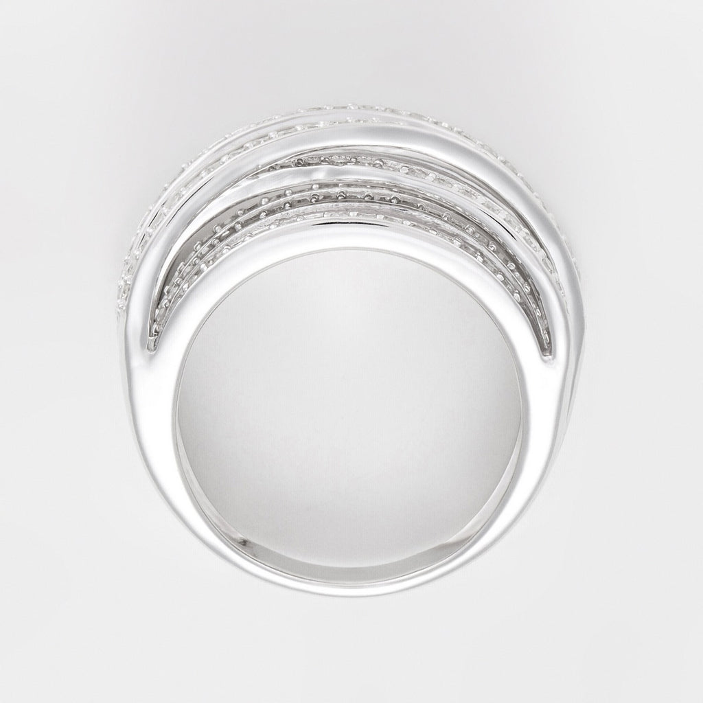 Bague "New Entrelacs Candides" Diamants 0,99Ct/165 - Or Blanc