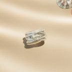 Bague "New Entrelacs Candides" Diamants 0,99Ct/165 - Or Blanc
