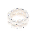 Bague 2 Rangs - Véritables Perles D'Eau Douce