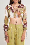 Crop-Top Bahia - Kaki