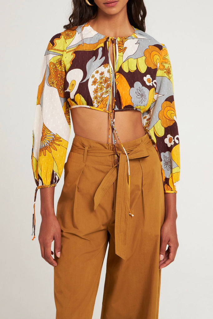 Crop-Top Bahia - Yellow
