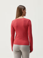 T-Shirt Balasana - Goji - Femme