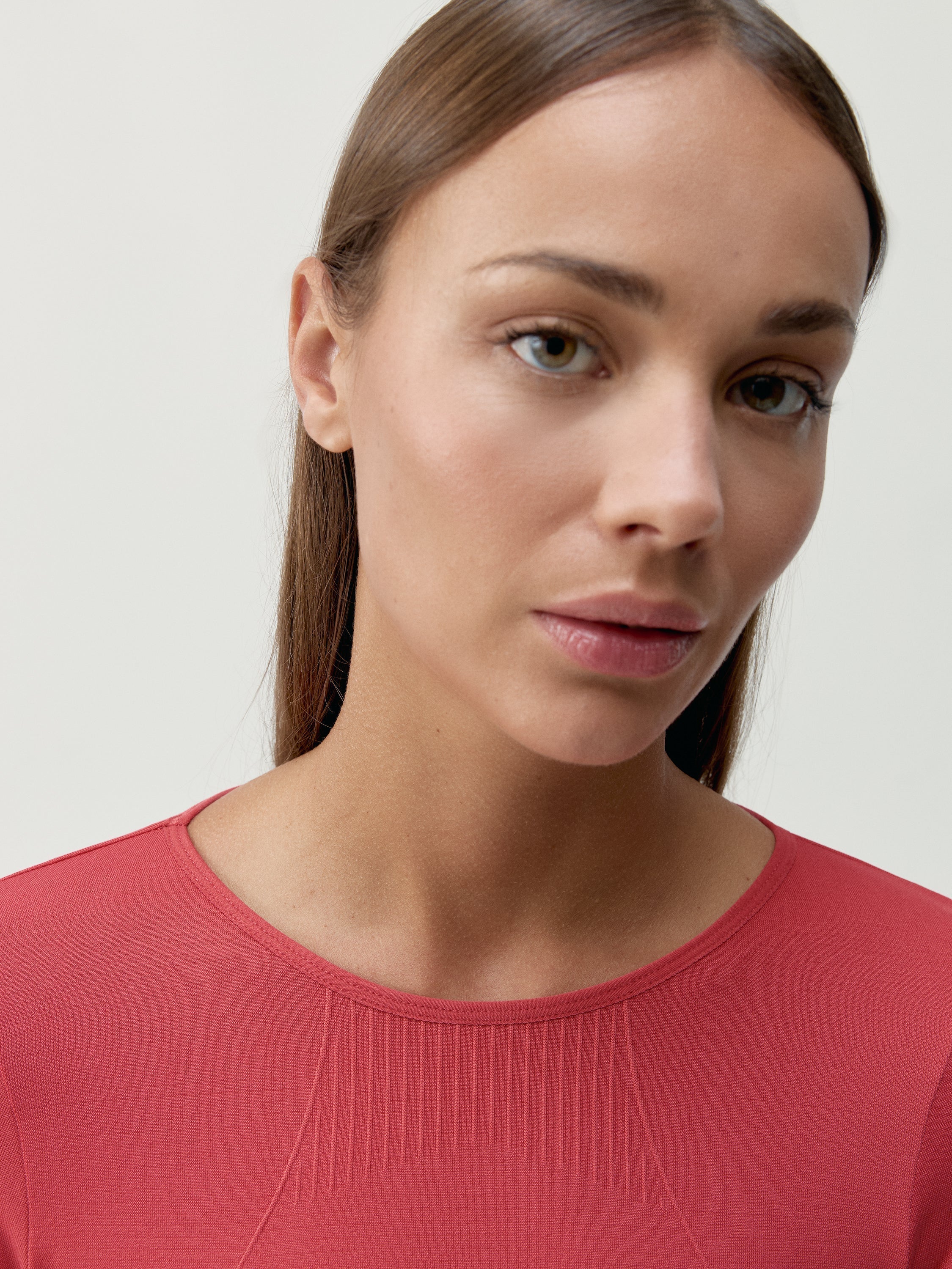T-Shirt Balasana - Goji - Femme