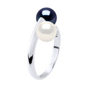 Bague Toi & Moi - Perles Rondes 6-7 Mm - Jonc Argent 925 - Pellegrin
