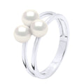 Bague Trilogy 3 Perles Rondes 5-6 Mm - Argent 925 - La Motte Piquet