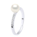 Bagues Joaillerie Perle Ronde 7-8 Mm - Plusieurs Coloris - Argent 925 - St Germain