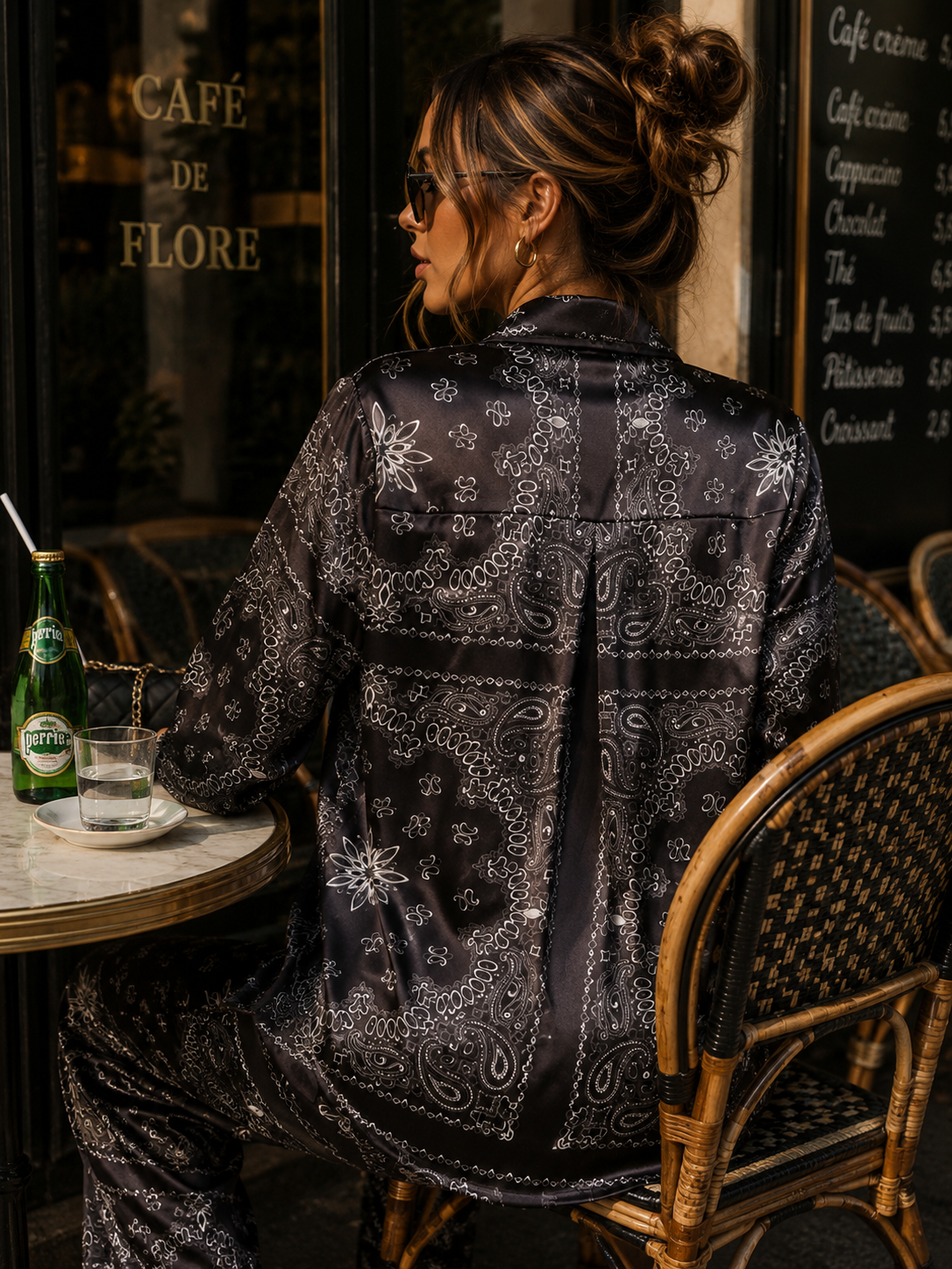 Chemise Bandana - Noir