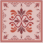 Bandana Imprime Baroque - Pink