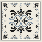 Bandana Imprime Baroque - White