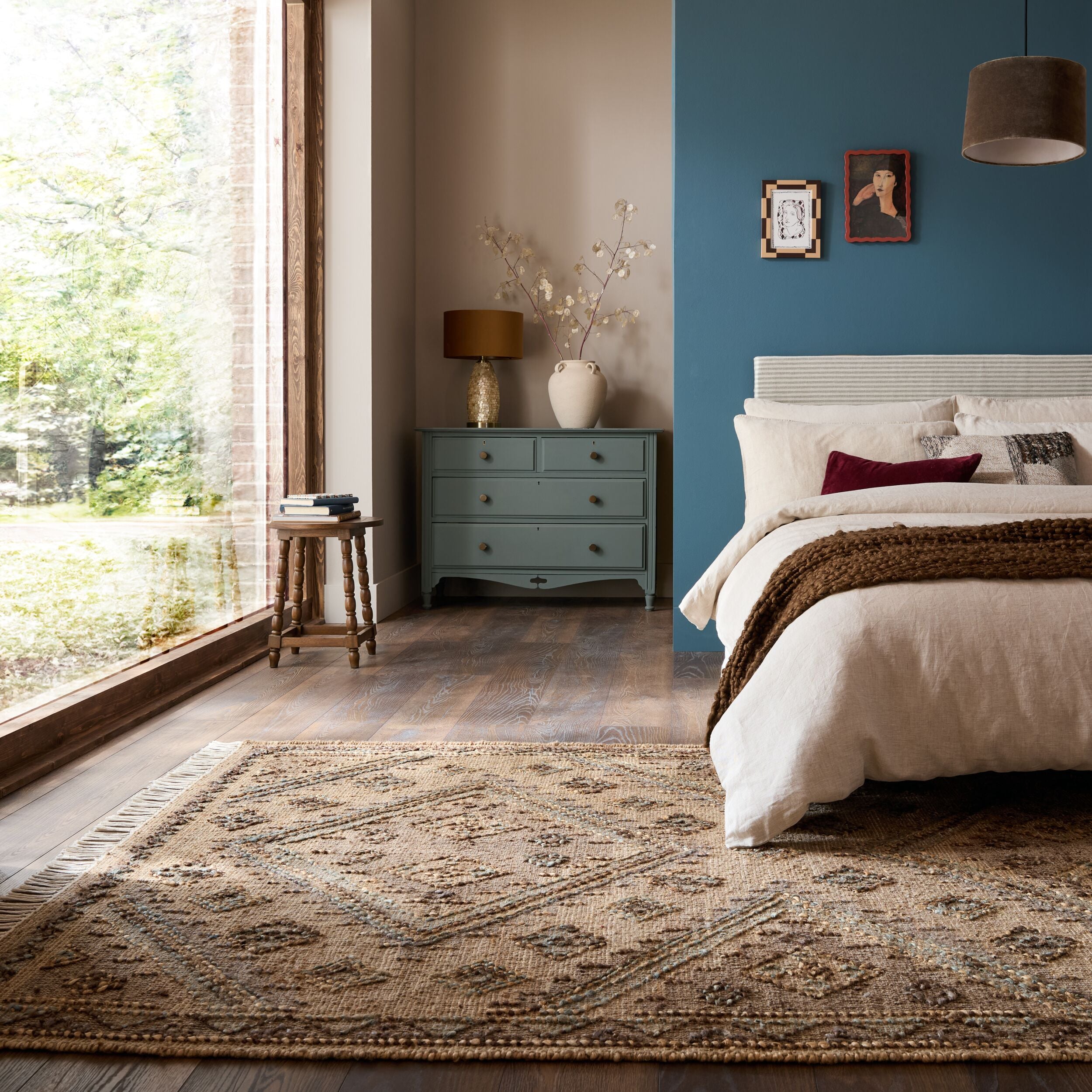 Orin Vintage - Tapis En Jute Et Laine