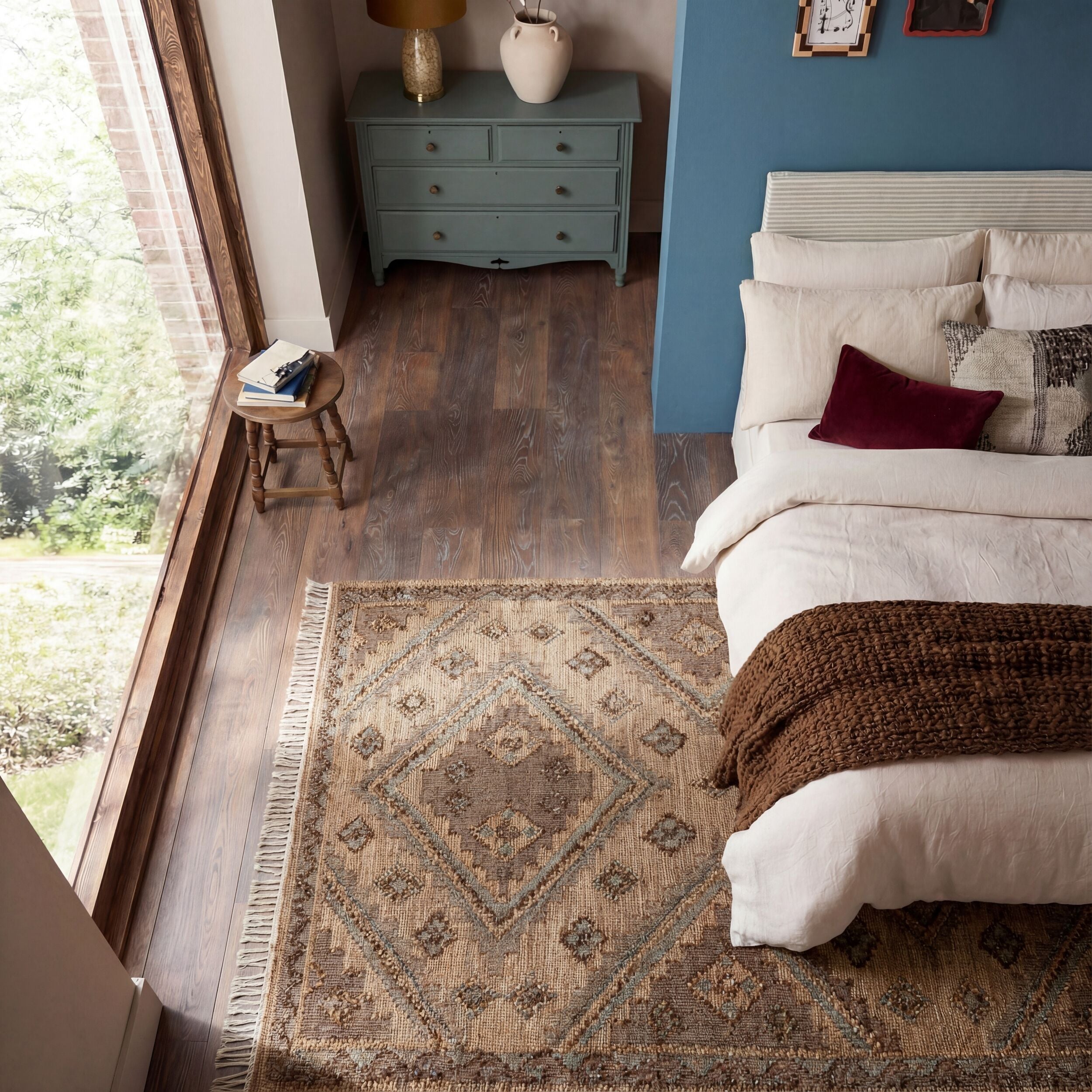 Orin Vintage - Tapis En Jute Et Laine