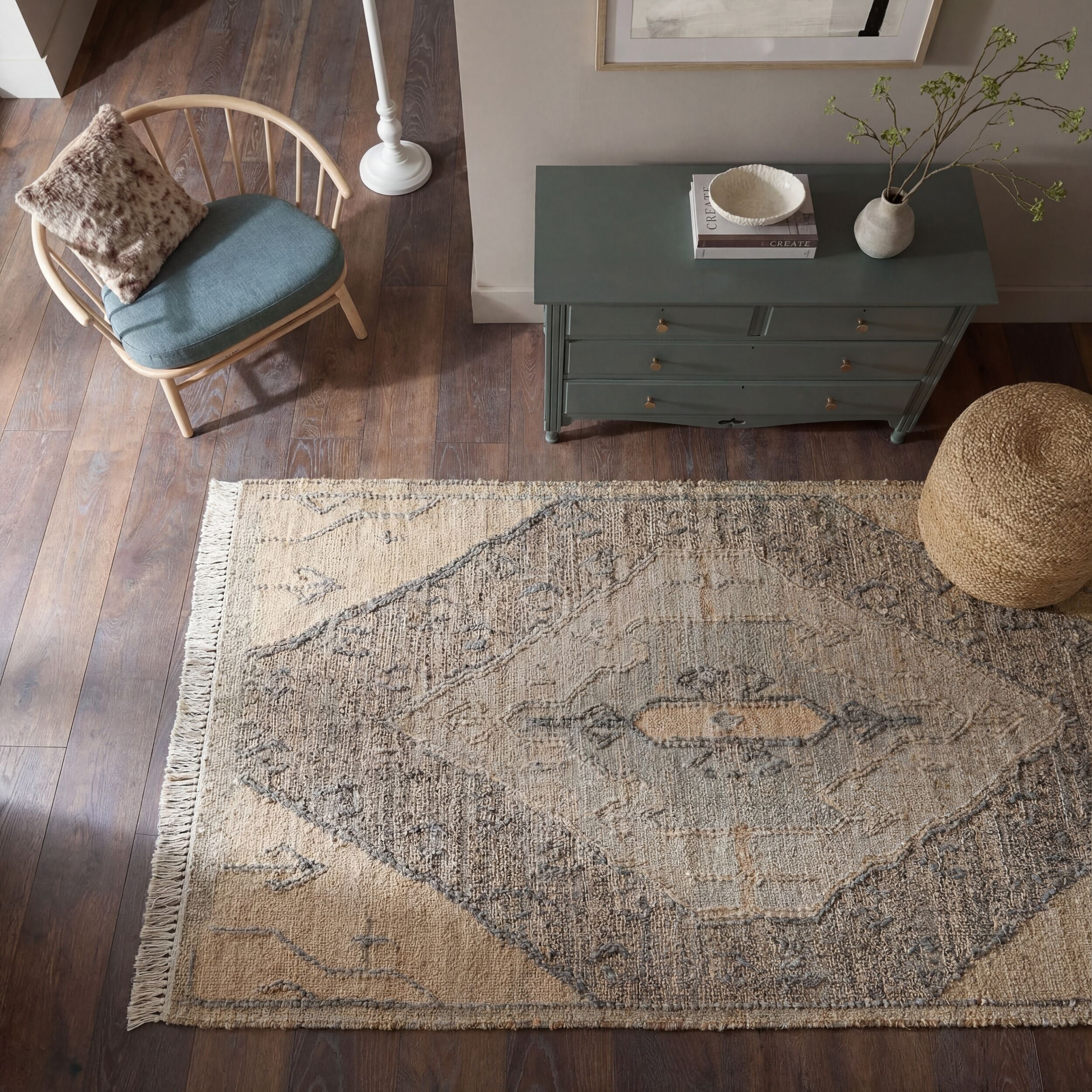 Tierra Vintage - Tapis En Jute Et Laine