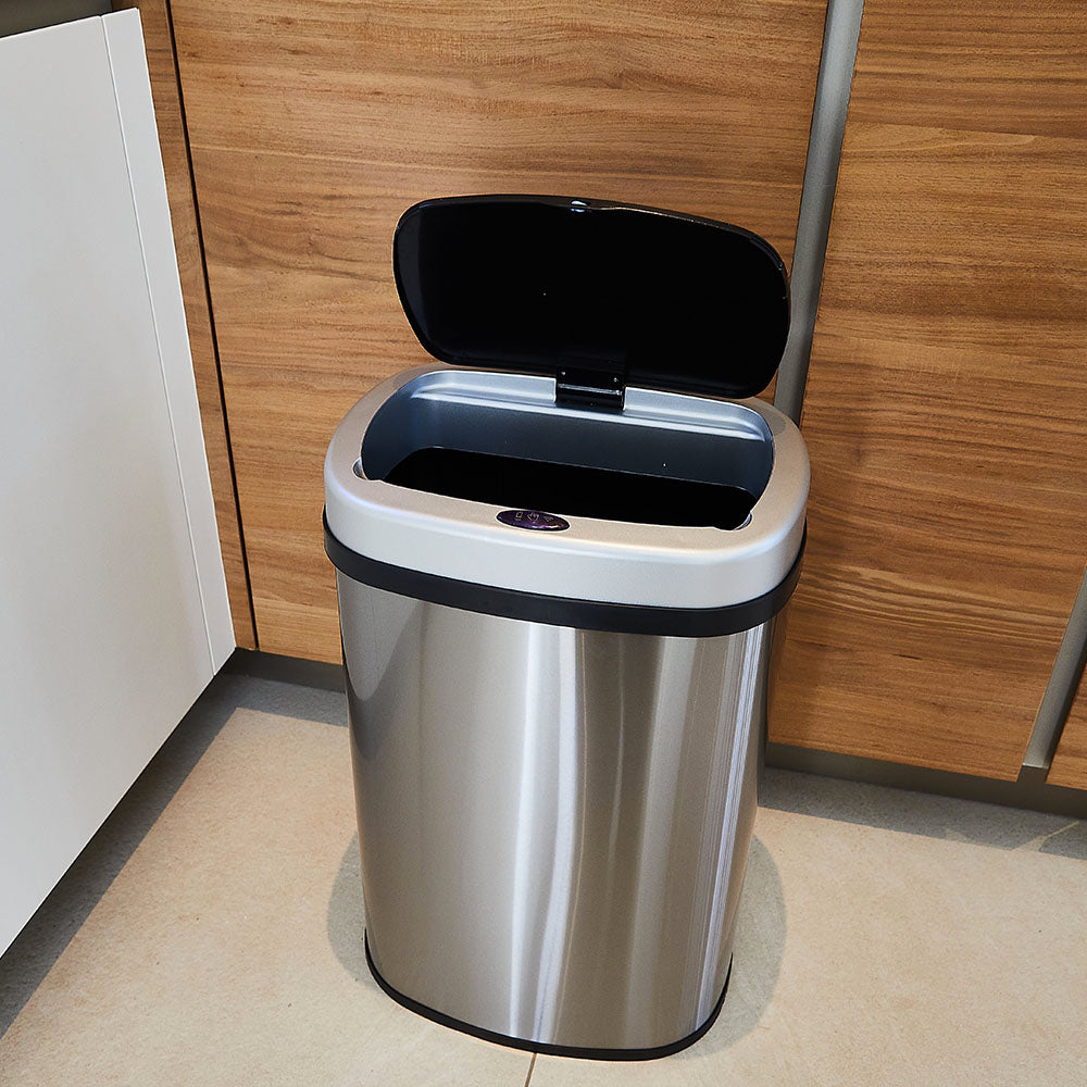 Poubelle Automatique Inox Majestic - 58L - Silver