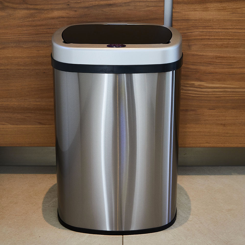 Poubelle Automatique Inox Majestic - 58L - Silver