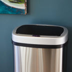 Poubelle Automatique Inox Majestic - 58L - Silver