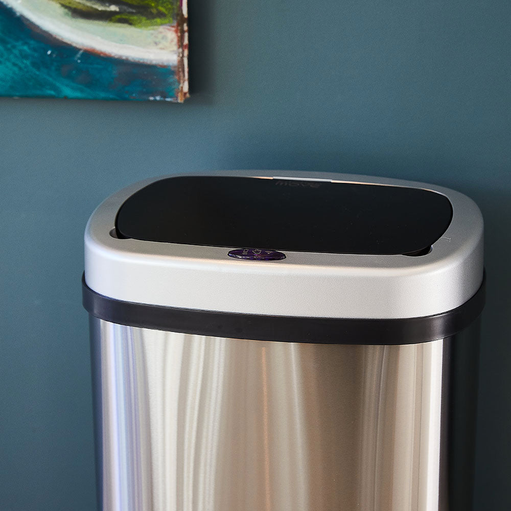Poubelle Automatique Inox Majestic - 58L - Silver
