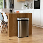 Poubelle Automatique Inox Majestic - 58L - Silver