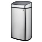 Poubelle Push Pression Inox City - 58L - Argent