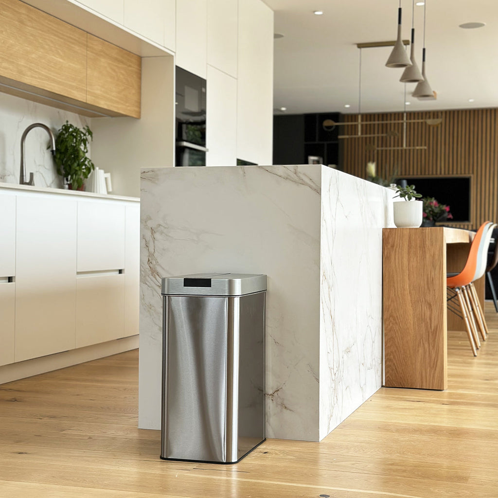 Poubelle Automatique Inox Silverlake - 60L - Argent