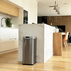 Poubelle Automatique Inox Silverlake - 70L - Argent