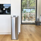 Poubelle Automatique Inox Silverlake - 90L - Argent