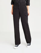 Reiko - Jean Cargo Battle Cargo H23 - Black - Femme