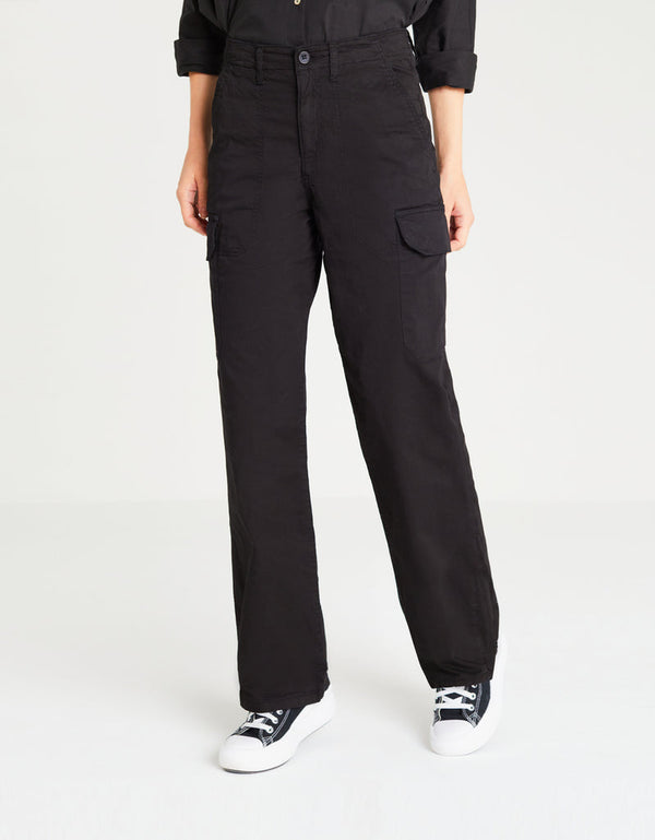 Reiko - Jean Cargo Battle Cargo H23 - Black - Femme
