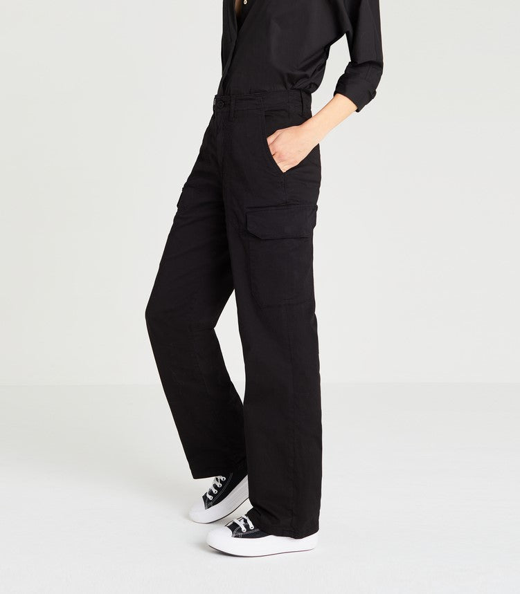 Reiko - Jean Cargo Battle Cargo H23 - Black - Femme