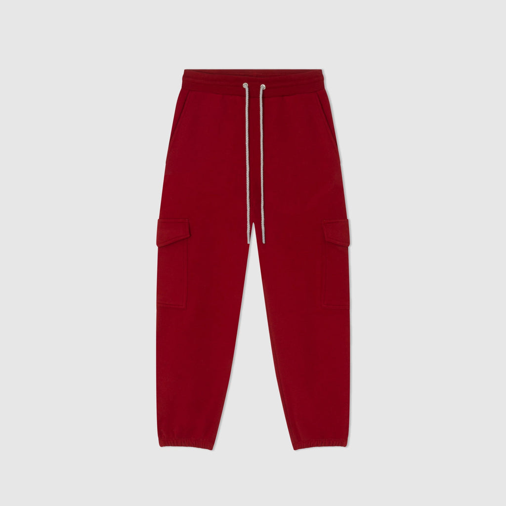 Jogging Poches Plaquees - Dark Blood - Mixte